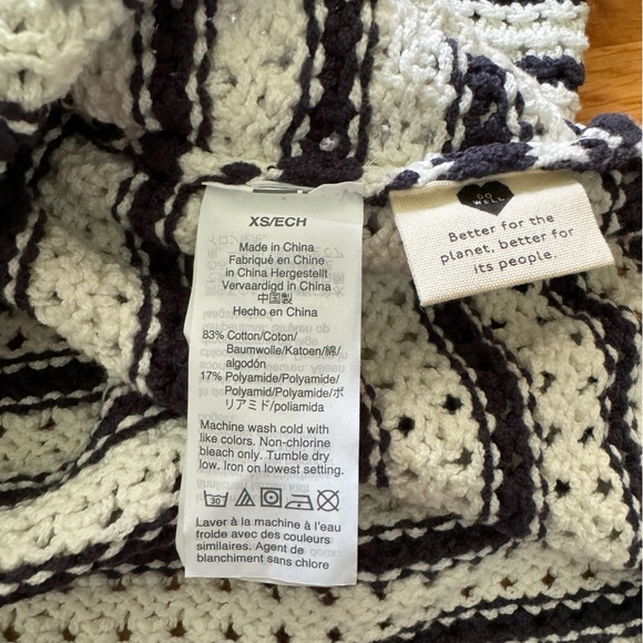 Madewell Striped Open-Stitch Austen Pullover Sweater - Picture 8 of 8